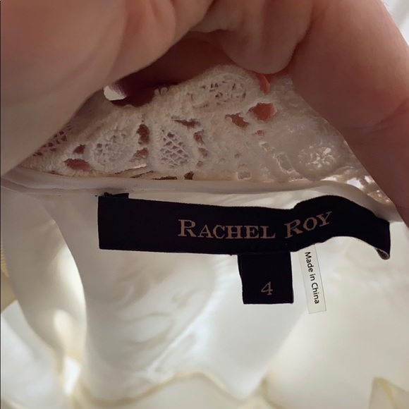 Rachel Roy white eyelet dress sz 4 - Picture 4 of 5